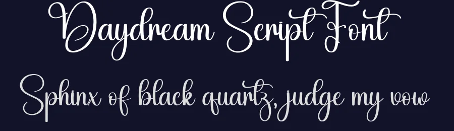 Daydream Script Font by creativeletter — Script Handwritten Font — thumbnail 2
