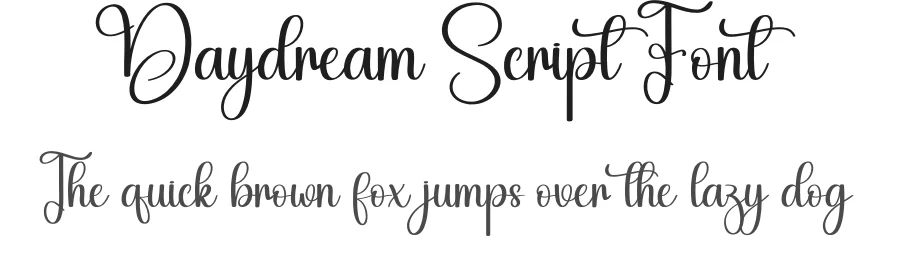 Daydream Script Font by creativeletter — Script Handwritten Font