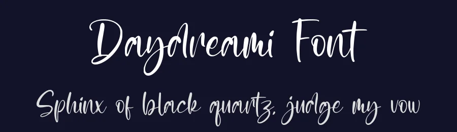 Daydreami Font by qwrtype — Script Handwritten Font — thumbnail 2