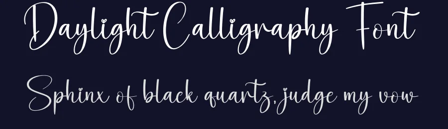 Daylight Calligraphy Font by creativeletter — Script Handwritten Font — thumbnail 2