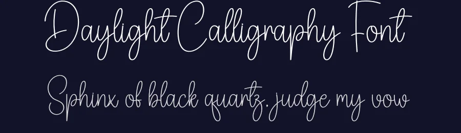 Daylight Calligraphy Font by creativeletter — Script Handwritten Font — thumbnail 2