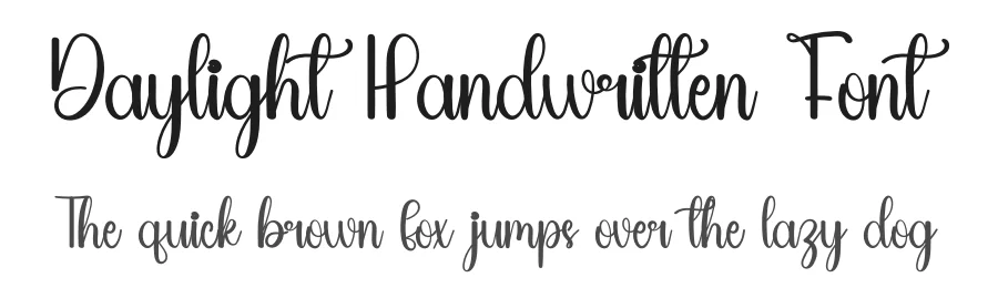 Daylight Handwritten Font by inermediaSTUDIO — Script Handwritten Font