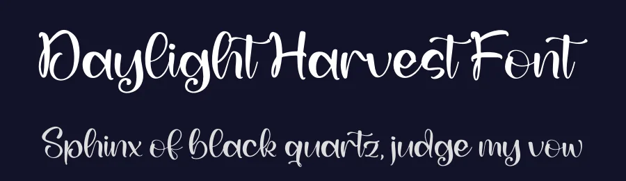 Daylight Harvest Font by letterfabric — Script Handwritten Font — thumbnail 2