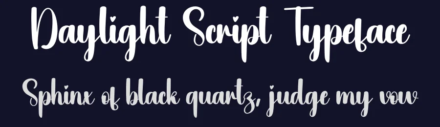 Daylight Script Typeface by creativeletter — Script Handwritten Font — thumbnail 2
