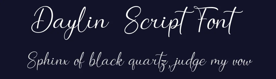 Daylin Script Font by Mjtype — Script Handwritten Font — thumbnail 2