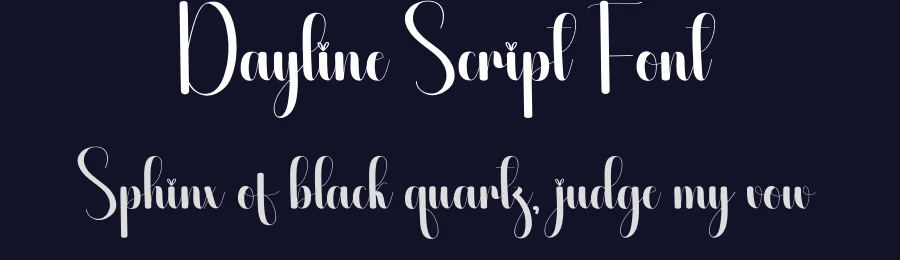 Dayline Script Font by creativeletter — Script Handwritten Font — thumbnail 2