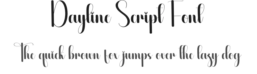 Dayline Script Font by creativeletter — Script Handwritten Font