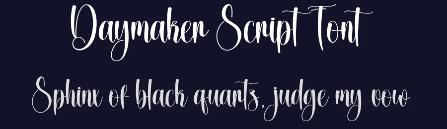 Daymaker Script Font by creativeletter — Script Handwritten Font — thumbnail 2