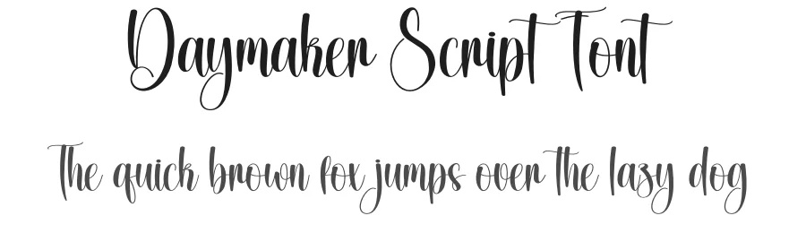 Daymaker Script Font by creativeletter — Script Handwritten Font