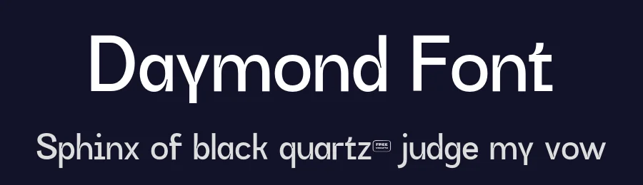 Daymond Font by TypeFactory — Sans Serif Font — thumbnail 2