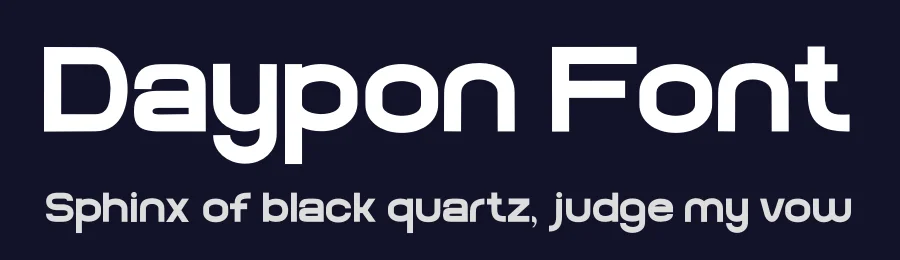 Daypon Font by zaain type — Sans Serif Font — thumbnail 2