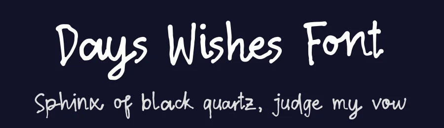 Days Wishes Font by Denustudios — Decorative Font — thumbnail 2