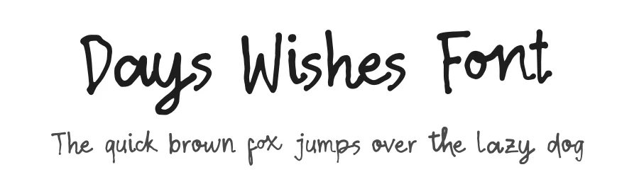 Days Wishes Font by Denustudios — Decorative Font