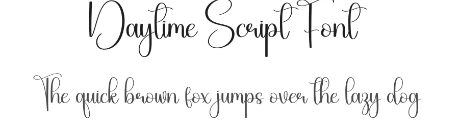 Daytime Script Font by creativeletter — Script Handwritten Font