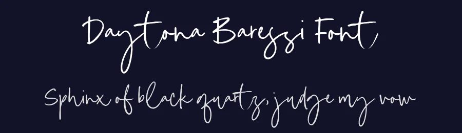 Daytona Baressi Font by Timur type — Script Handwritten Font — thumbnail 2