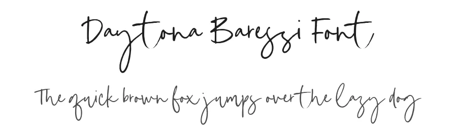 Daytona Baressi Font by Timur type — Script Handwritten Font