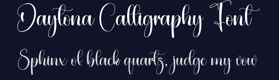 Daytona Calligraphy Font by creativeletter — Script Handwritten Font — thumbnail 2