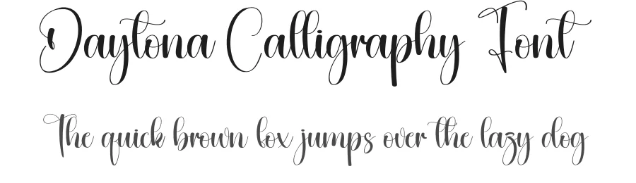 Daytona Calligraphy Font by creativeletter — Script Handwritten Font