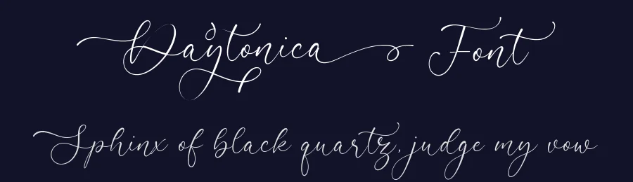 Daytonica Font by Timur type — Script Handwritten Font — thumbnail 2