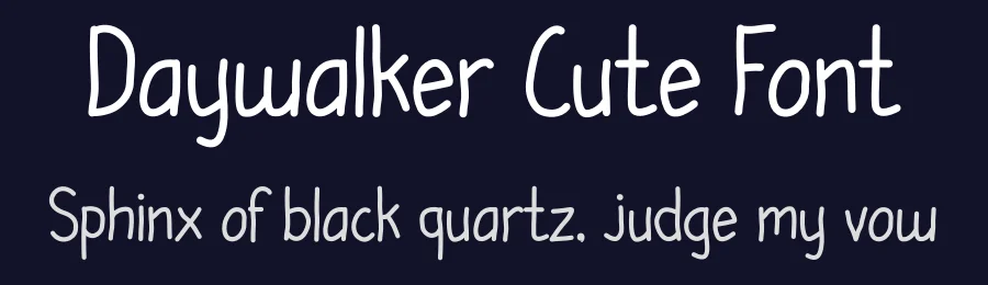 Daywalker Cute Font by Tokokoo Studio — Script Handwritten Font — thumbnail 2