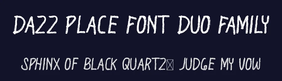 Dazz Place Font Duo Family by edricstudio — Script Handwritten Font — thumbnail 2