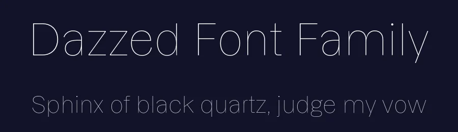 Dazzed Font Family by Displaay — Sans Serif Font — thumbnail 2