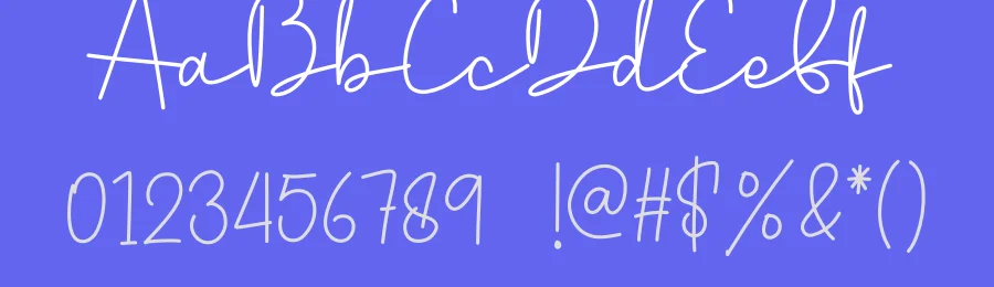 Dazzling Handwritten Font by creativeletter — Script Handwritten Font — thumbnail 3