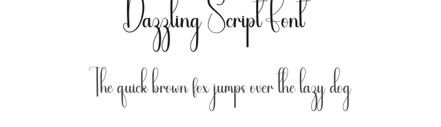 Dazzling Script Font by creativeletter — Script Handwritten Font