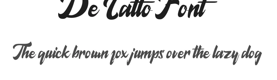 De Latto Font by Situjuh — Script Handwritten Font