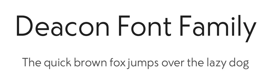 Deacon Font Family by Mark Butchko — Sans Serif Font