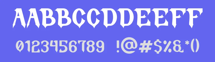 Dead Fataly Font by Maiko Hatta — Blackletter Font — thumbnail 3