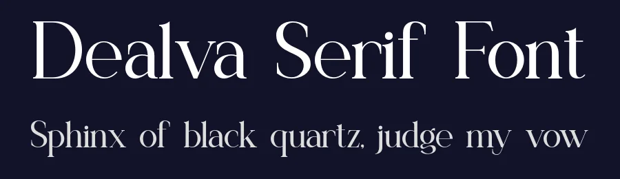 Dealva Serif Font by ErmediaStudio — Serif Font — thumbnail 2
