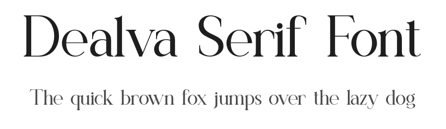 Dealva Serif Font by ErmediaStudio — Serif Font