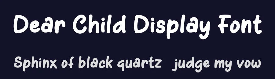 Dear Child Display Font by Selvia Design — Display Font — thumbnail 2