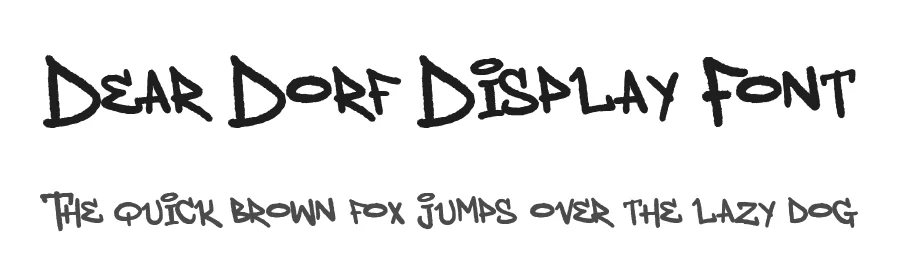 Dear Dorf Display Font by Allouse.Studio — Display Font