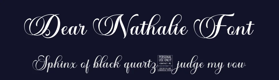 Dear Nathalie Font by Miftahul Arzaq — Script Handwritten Font — thumbnail 2