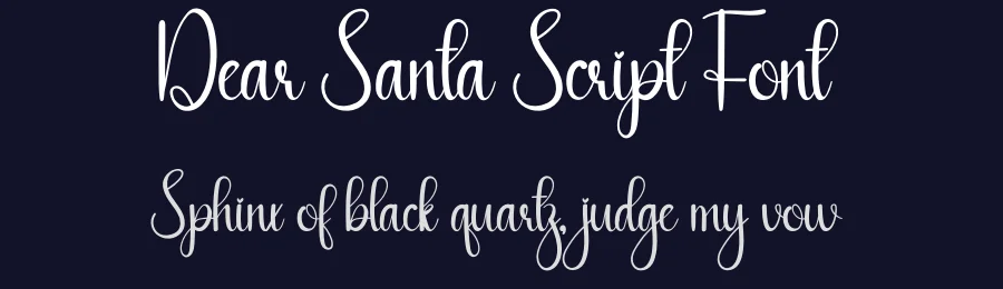 Dear Santa Script Font by creativeletter — Script Handwritten Font — thumbnail 2