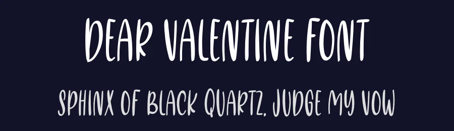 Dear Valentine Font by sugiharto1790 — Sans Serif Font — thumbnail 2