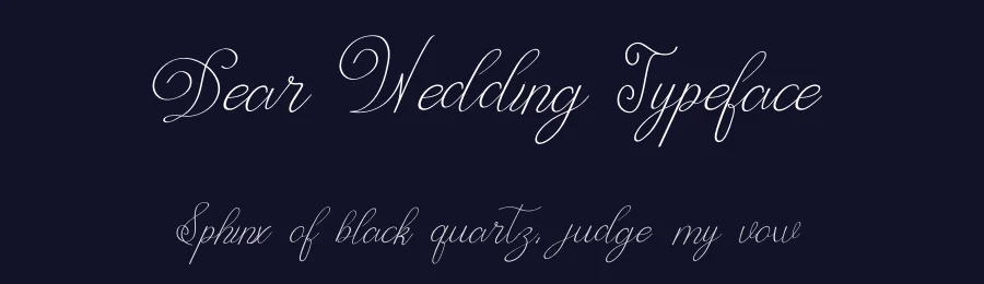 Dear Wedding Typeface by ronistudio — Script Handwritten Font — thumbnail 2