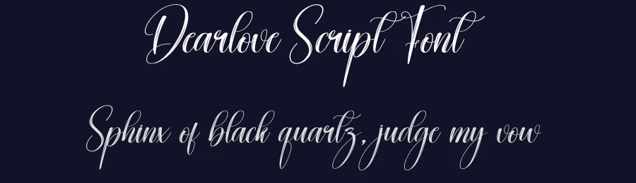 Dearlove Script Font by creativeletter — Script Handwritten Font — thumbnail 2