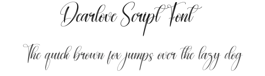 Dearlove Script Font by creativeletter — Script Handwritten Font