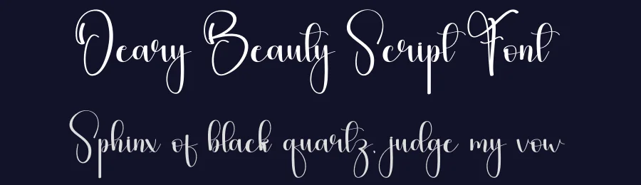 Deary Beauty Script Font by andikastudio — Script Handwritten Font — thumbnail 2