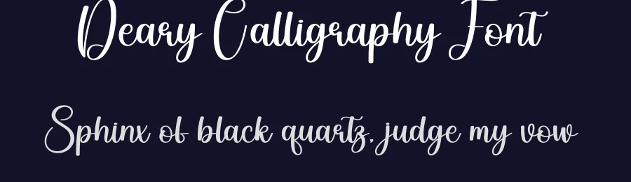 Deary Calligraphy Font by andikastudio — Script Handwritten Font — thumbnail 2