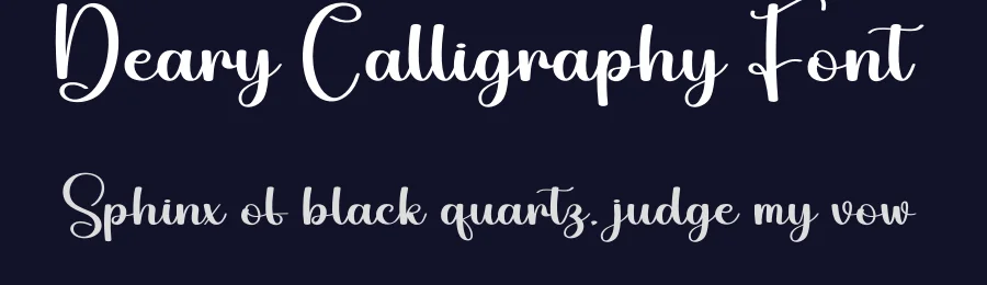 Deary Calligraphy Font by andikastudio — Script Handwritten Font — thumbnail 2