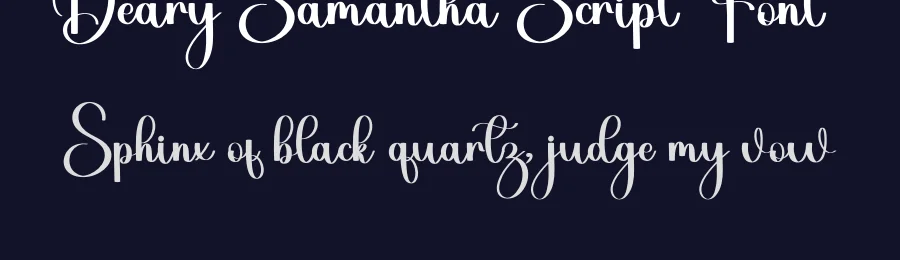 Deary Samantha Script Font by inermediaSTUDIO — Script Handwritten Font — thumbnail 2