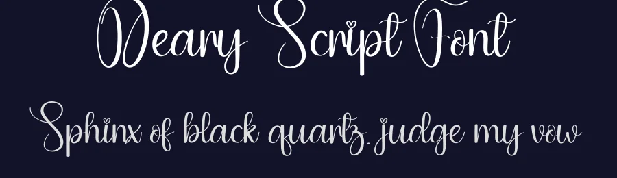 Deary Script Font by andikastudio — Script Handwritten Font — thumbnail 2