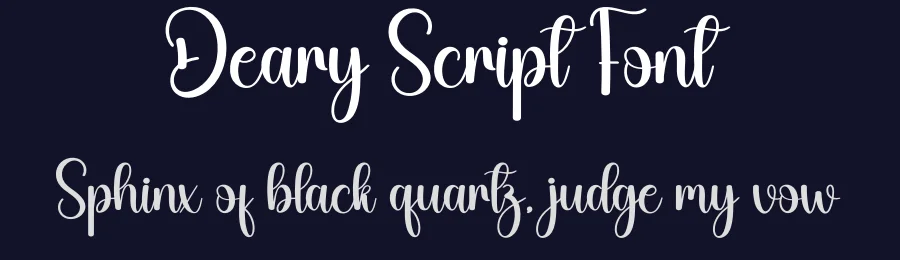 Deary Script Font by andikastudio — Script Handwritten Font — thumbnail 2