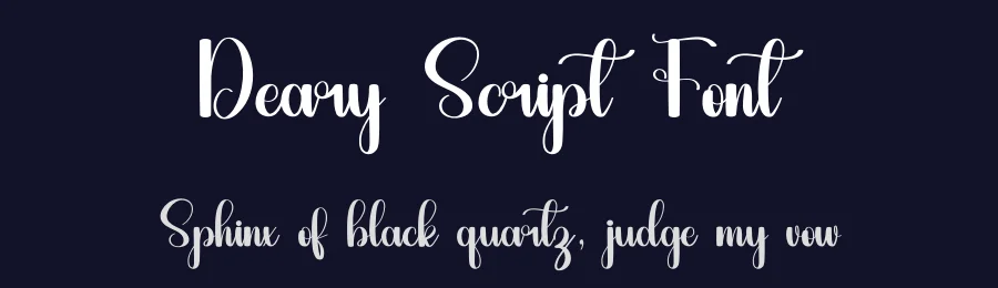 Deary Script Font by inermediaSTUDIO — Script Handwritten Font — thumbnail 2
