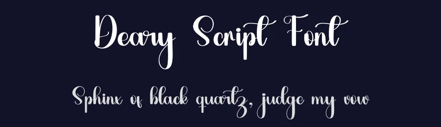 Deary Script Font by inermediaSTUDIO — Script Handwritten Font — thumbnail 2