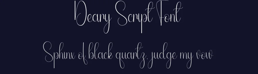 Deary Script Font by andikastudio — Script Handwritten Font — thumbnail 2